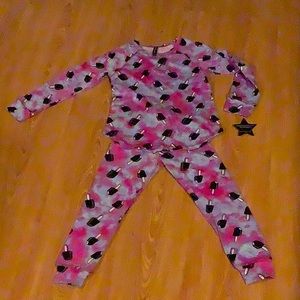 Raglan Top & Slim Lounge Bottom Tie Dye Popsicle